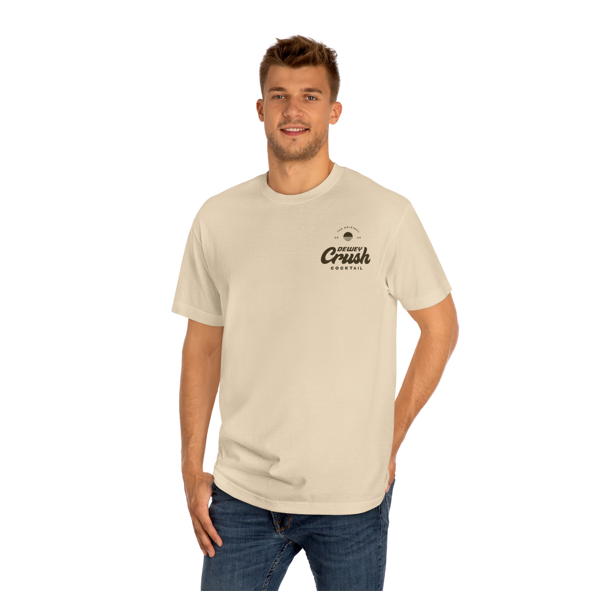 Dewey Crush Unisex Classic Tee - Sand