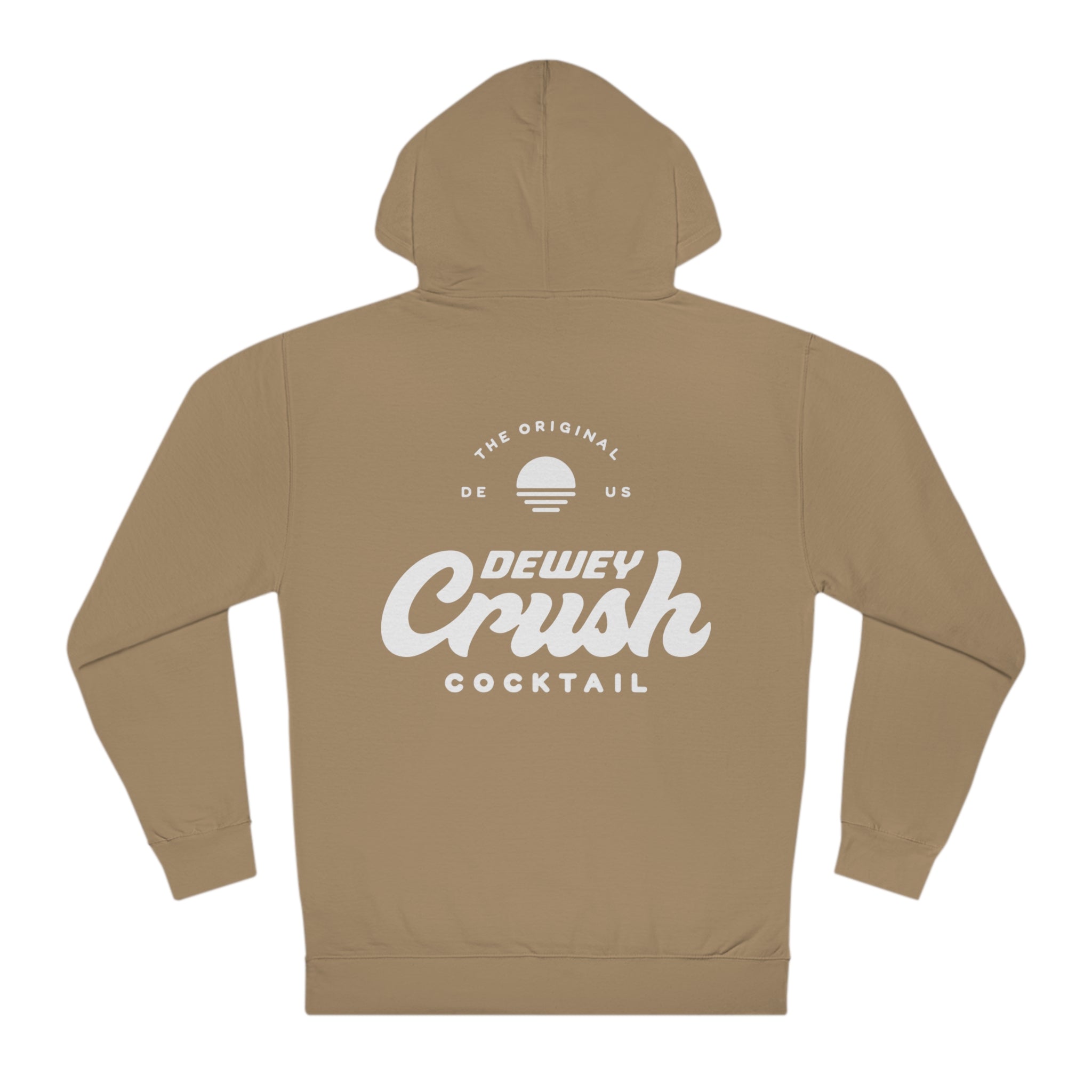 Dewey Crush Unisex Hooded Sweatshirt - Sandstone