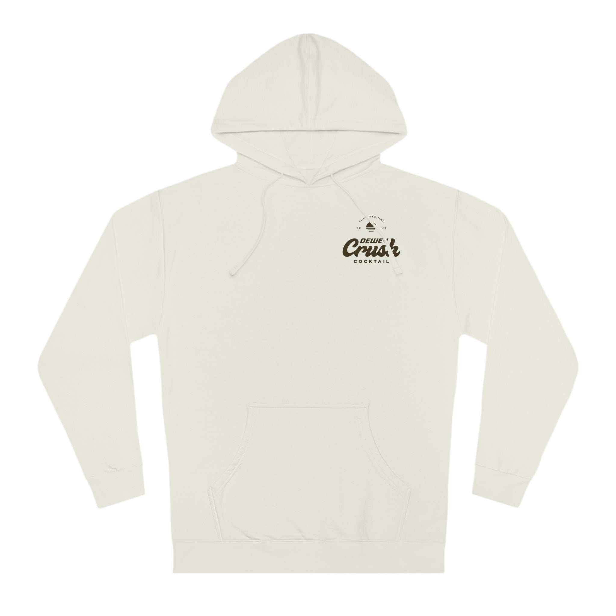 Dewey Crush Unisex Hooded Sweatshirt - Bone