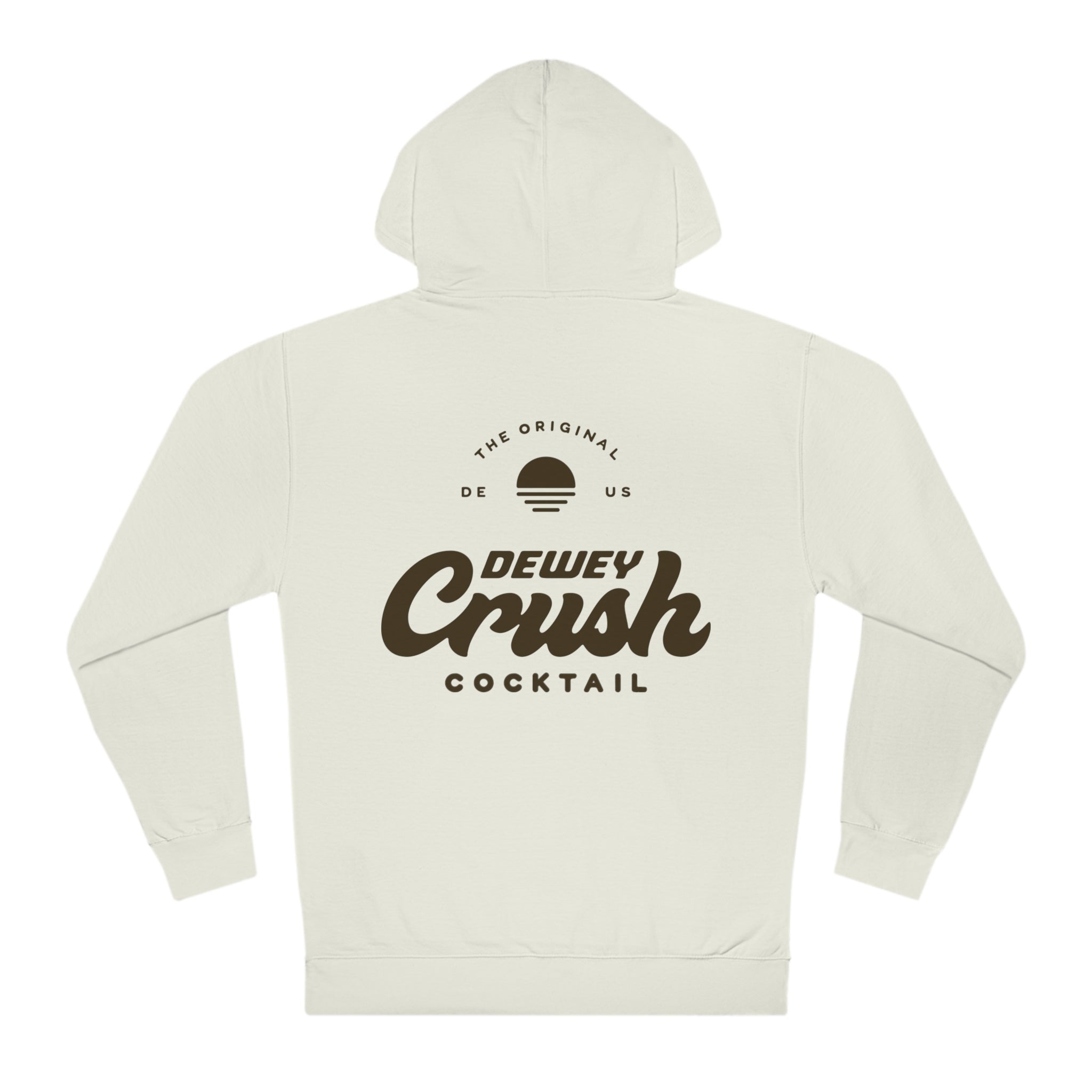 Dewey Crush Unisex Hooded Sweatshirt - Bone