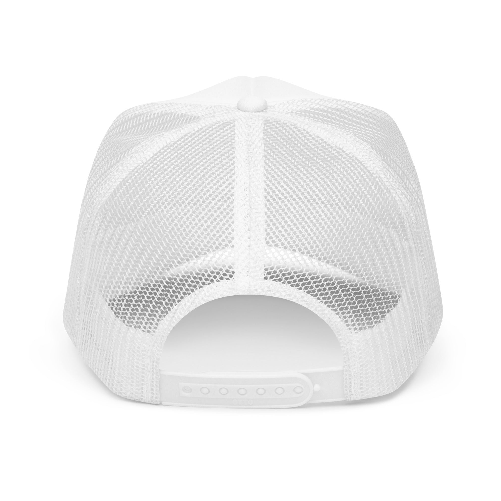 Dewey Crush Foam Trucker Hat - White